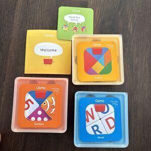 Osmo Tangram, Words, Number Games Education Homeschool IPAD Learning Pre K Teach